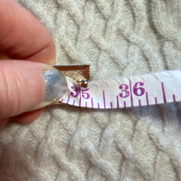 Vintage Talbots Black Super Skinny Belt, 31-35" - Picture 6 of 7